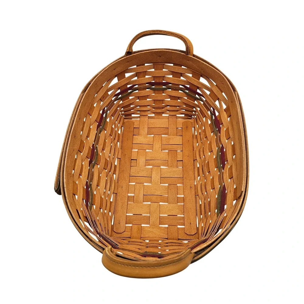 Longaberger Basket Set Autumn Reflections Liner Plastic Protector 2001